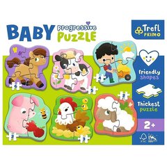 Описание
Ферма — пазл из серии Baby Progressive Puzzle представляет собой набор из шести больших фигурных пазлов, изготовленных из плотного картона. Удобная форма элементов делает пазлы безопасными и идеально помещаются в маленькую руку ребенка.
Это идеальный продукт, чтобы начать свое приключение с пазлов. Игра с пазлами развивает ручные навыки ребенка, расширяет знания об окружающем мире и приносит массу радости. Яркие цвета и интересная графика побуждают малышей играть. В предложение включены товары на интересные темы для малыша.
Номер детали
44000
Тип: Для детей
Количество элементов 22
Минимальный возраст 24 месяца
Материал: картон
Пол: мальчики
Пол Девочки
Другие функции
Размеры упаковки: 31 x 24 x 6,5 см цена и информация | Пазлы | 220.lv