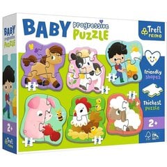 Описание
Ферма — пазл из серии Baby Progressive Puzzle представляет собой набор из шести больших фигурных пазлов, изготовленных из плотного картона. Удобная форма элементов делает пазлы безопасными и идеально помещаются в маленькую руку ребенка.
Это идеальный продукт, чтобы начать свое приключение с пазлов. Игра с пазлами развивает ручные навыки ребенка, расширяет знания об окружающем мире и приносит массу радости. Яркие цвета и интересная графика побуждают малышей играть. В предложение включены товары на интересные темы для малыша.
Номер детали
44000
Тип: Для детей
Количество элементов 22
Минимальный возраст 24 месяца
Материал: картон
Пол: мальчики
Пол Девочки
Другие функции
Размеры упаковки: 31 x 24 x 6,5 см цена и информация | Пазлы | 220.lv