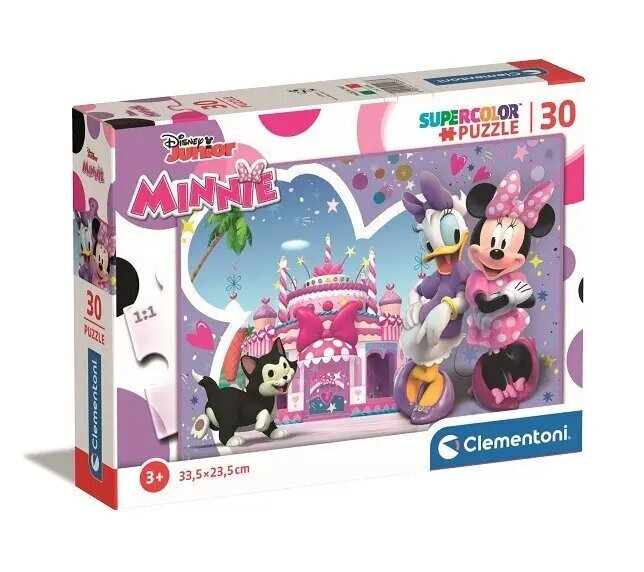 Puzle Clementoni Disney Junior Minnie Mouse, 30 d. cena un informācija | Puzles, 3D puzles | 220.lv