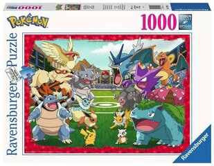 Puzle Ravensburger Pokemonai, 1000 d. cena un informācija | Puzles, 3D puzles | 220.lv