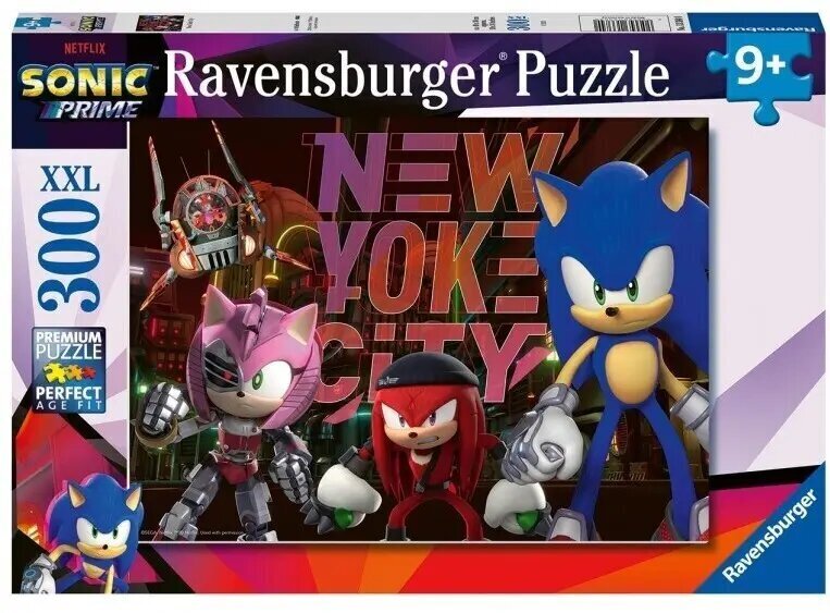 Puzle Ravensburger Sonic, 300 d. cena un informācija | Puzles, 3D puzles | 220.lv