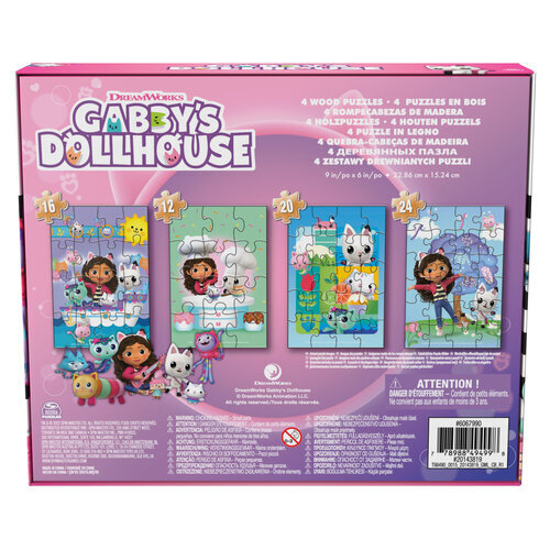 Puzles komplekts Spinmaster Games Gabbys Dollhouse 6067990 цена и информация | Puzles, 3D puzles | 220.lv