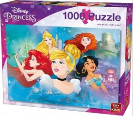 Puzle King Disney Princesses, 1000 d. cena un informācija | Puzles, 3D puzles | 220.lv