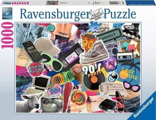 Puzle Ravensburger 90s, 1000 d. цена и информация | Пазлы | 220.lv