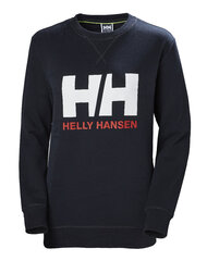 Helly Hansen женская спортивная кофта HH LOGO CREW, темно-синий L 907139743 цена и информация | Женские толстовки | 220.lv