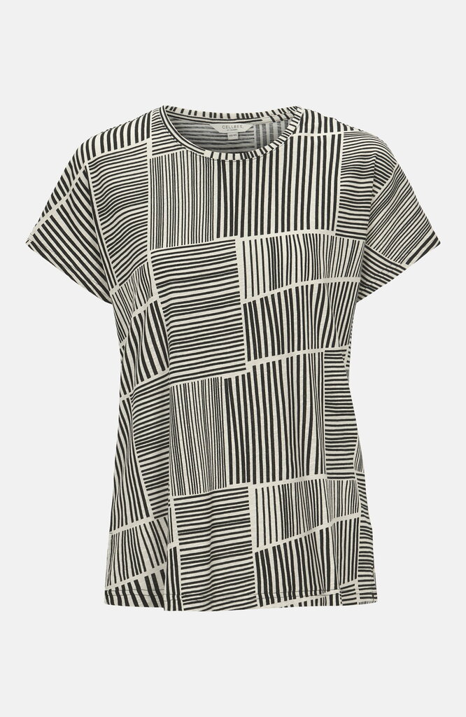 Cellbes sieviešu t-krekls ENYA, smilškrāsas-melns цена и информация | T-krekli sievietēm | 220.lv