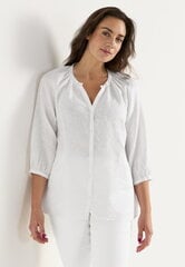 Женская льняная блузка Cellbes LINNEA, белый цвет цена и информация | Женские блузки, рубашки | 220.lv