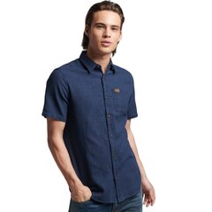 Superdry krekls vīriešiem M4010512A, zils цена и информация | Мужские рубашки | 220.lv