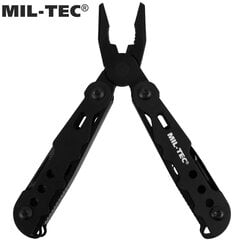 Многофункциональный инструмент Multitool 10в1 Cobra Mini Mil-Tec + кобура, черный цена и информация | Туристические ножи, многофункциональные приборы | 220.lv