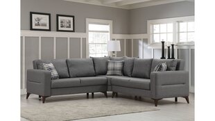 Kampinė sofa-lova Kristal Rest 2+Corner+2 - Dark Grey цена и информация | Диваны | 220.lv