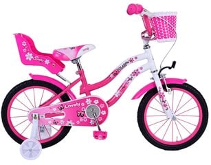 Детский велосипед 16" Volare Lovely, розовый/белый цена и информация | Велосипеды | 220.lv