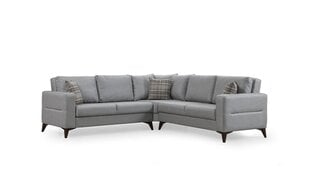 Kampinė sofa-lova Kristal 2+2 - Light Grey цена и информация | Диваны | 220.lv