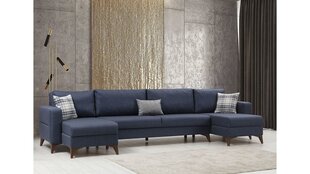 Kampinė sofa-lova Kristal Rest 2+Corner - Dark Grey цена и информация | Диваны | 220.lv