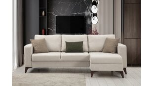 Kampinė sofa-lova Kristal Rest 2+Corner - Beige цена и информация | Диваны | 220.lv