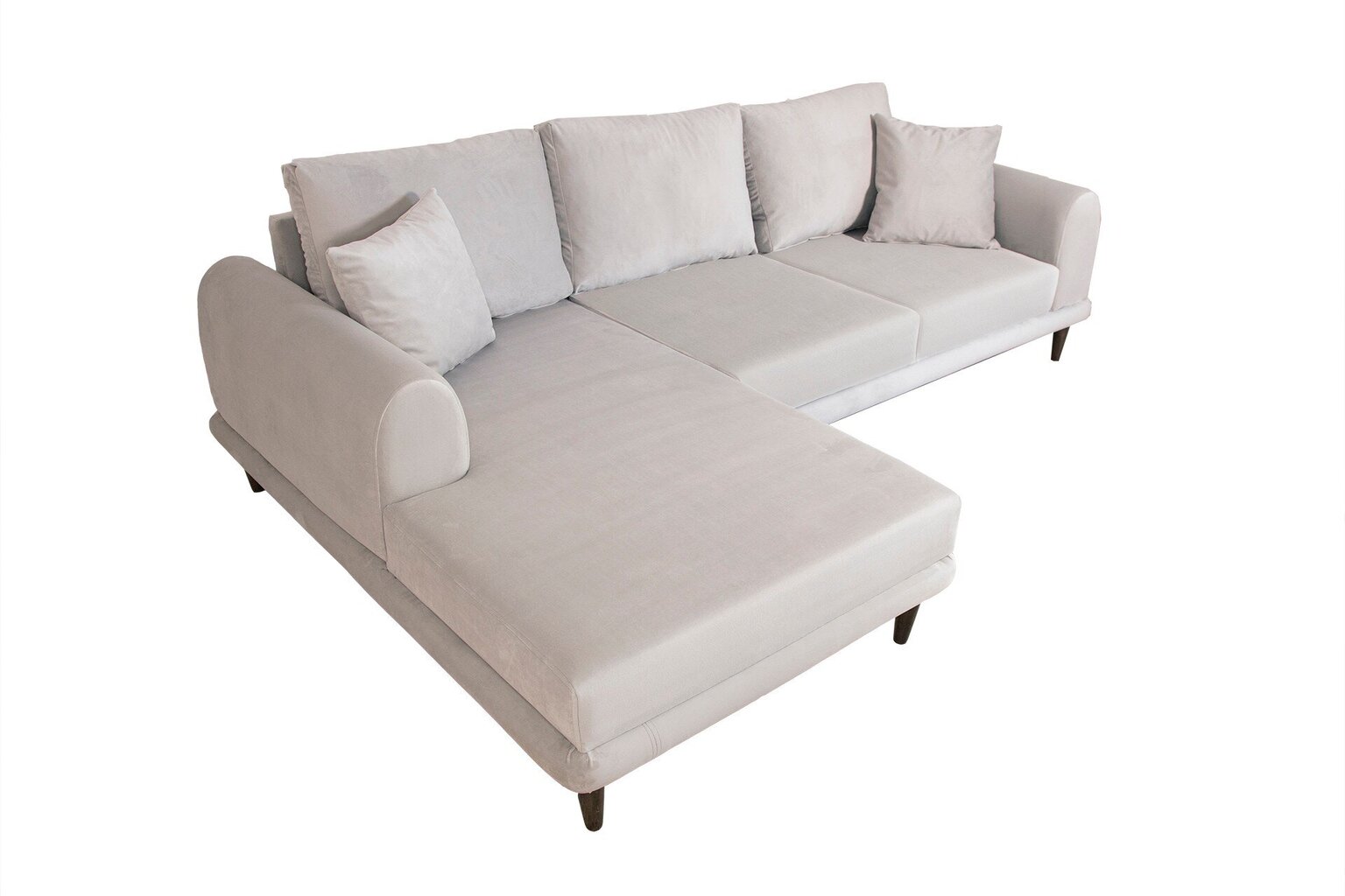 Stūra dīvāns-gulta Nero NQ6-250, smilšu cena un informācija | Dīvāni | 220.lv