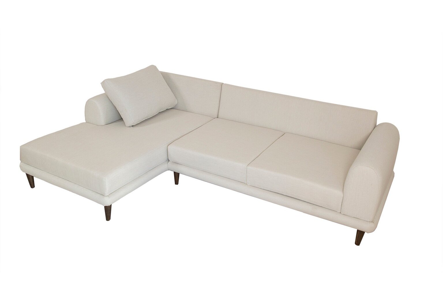 Stūra dīvāns-gulta Nero NQ6-187, balts cena un informācija | Dīvāni | 220.lv