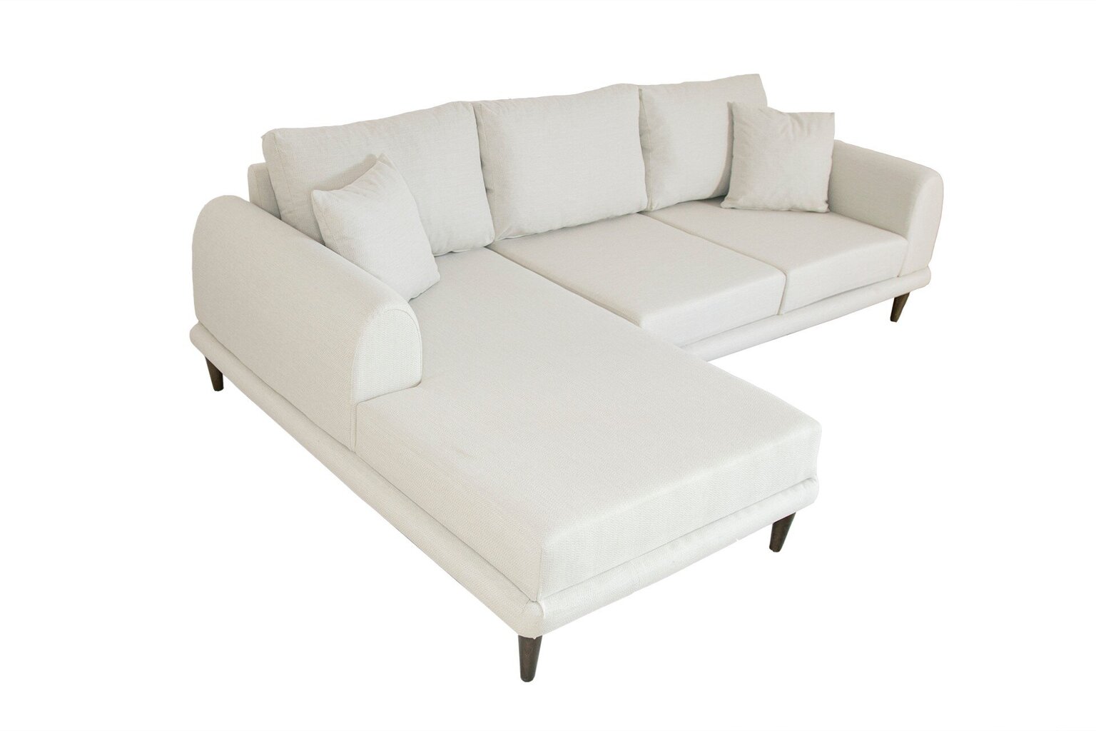 Stūra dīvāns-gulta Nero NQ6-187, balts cena un informācija | Dīvāni | 220.lv