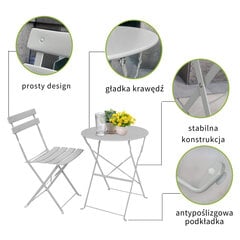 Балконный комплект Orion, серый цена и информация | Комплекты уличной мебели | 220.lv