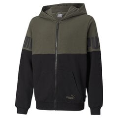 Puma Джемпер Ess+ 2 Col Big Logo Fz Black 586987 41 586987 41/176 цена и информация | Свитеры, жилетки, пиджаки для мальчиков | 220.lv