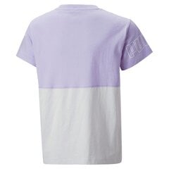 T-krekls meitenēm Puma 67354725, balts цена и информация | Рубашки для девочек | 220.lv