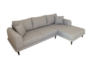 Stūra dīvāns-gulta Nero NQ6-150, pelēks cena un informācija | Dīvāni | 220.lv
