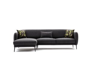 Kampinė sofa-lova Venus L - Anthracite цена и информация | Угловые диваны | 220.lv