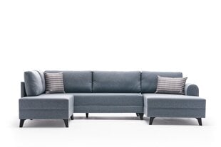 Kampinė sofa-lova Belen - Blue цена и информация | Угловые диваны | 220.lv