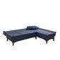 Stūra dīvāns-gulta Santo, zils cena un informācija | Dīvāni | 220.lv