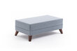 Stūra dīvāns-gulta Bella Soft Mini Köşe Left, zils cena un informācija | Stūra dīvāni | 220.lv