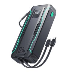 Joyroom JR-L018 22.5W 20000mAh Powerbank with built-in USB-C | Lightning cables - black цена и информация | Зарядные устройства Power bank | 220.lv