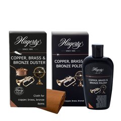 Hagerty Copper, Brass & Bronze tīrīšanas komplekts cena un informācija | Tīrīšanas piederumi | 220.lv
