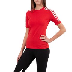 T-krekls sievietēm Adidas, sarkans цена и информация | Женские футболки | 220.lv