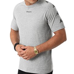 T-krekls vīriešiem Kappa 3112GQW A03, pelēks цена и информация | Мужские футболки | 220.lv