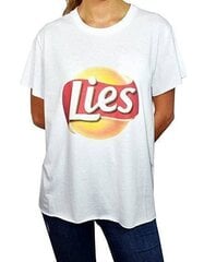 T-krekls sievietēm Lies, balts цена и информация | Женские футболки | 220.lv