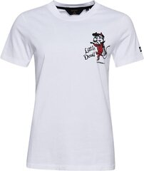 T-krekls sievietēm Superdry W1010846A, balts цена и информация | Женские футболки | 220.lv