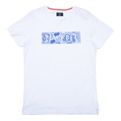 T-krekls vīriešiem Hackett London Hm500546, balts cena un informācija | Vīriešu T-krekli | 220.lv