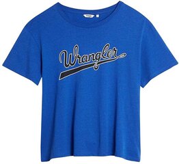 T-krekls sievietēm Wrangler W7P7F6B09, zils cena un informācija | T-krekli sievietēm | 220.lv