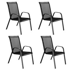 Krēsls Springos GF0071, melns цена и информация | Садовые стулья, кресла, пуфы | 220.lv