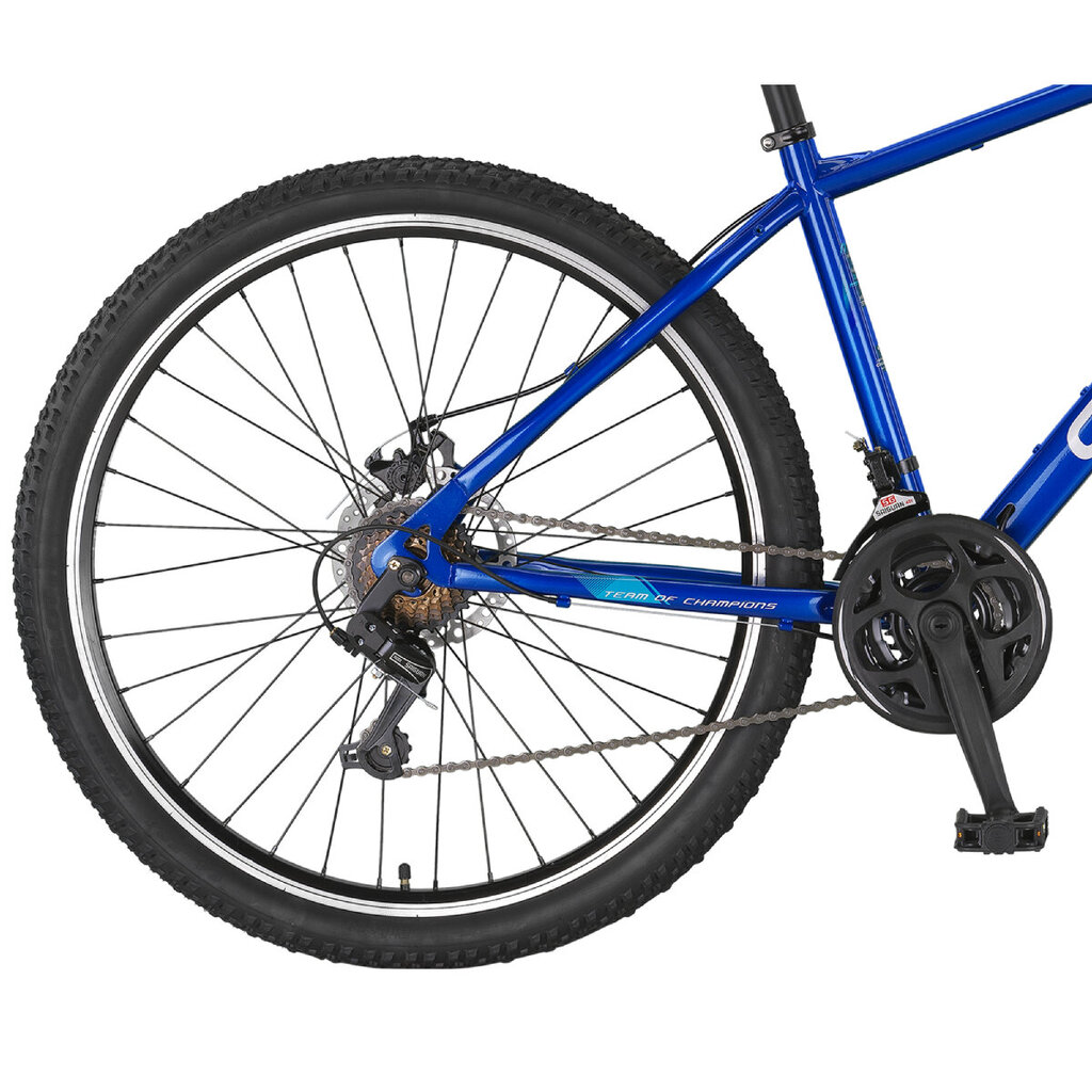Kalnu velosipēds Champions Kaunos DB KAU.2742D, 27,5", zils цена и информация | Velosipēdi | 220.lv