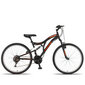 Kalnu velosipēds Champions Arizona ARI.2603, 26", melns/oranžs cena un informācija | Velosipēdi | 220.lv