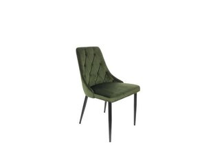 2 krēslu komplekts Brw Alvar, zaļa cena un informācija | Virtuves un ēdamistabas krēsli | 220.lv