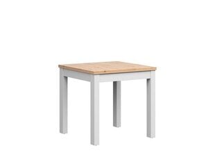 Обеденный стол BRW Maren, коричневый/белый цена и информация | Кухонные и обеденные столы | 220.lv