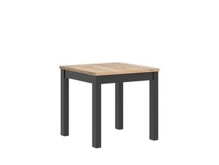 Обеденный стол BRW Maren, коричневый/черный цена и информация | Кухонные и обеденные столы | 220.lv
