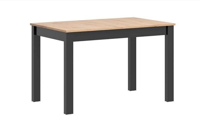 Ēdamistabas galds Brw Ramen Plus Mini, brūns/melns cena un informācija | Virtuves galdi, ēdamgaldi | 220.lv