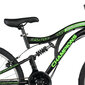 Pusaudžu velosipēds Champions Arizona ARI.2402, 24", melns/zaļš cena un informācija | Velosipēdi | 220.lv