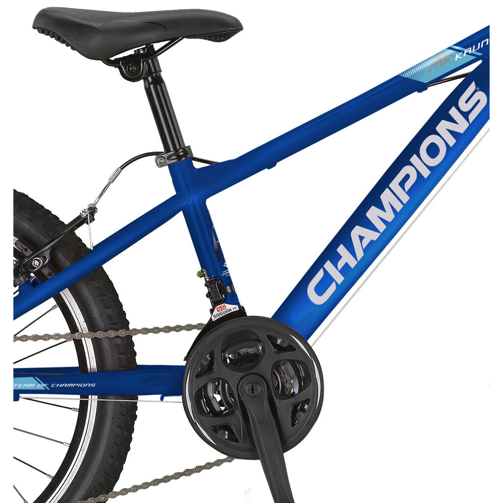Bērnu velosipēds Champions Kaunos VB KAU.2012V, 20", zils cena un informācija | Velosipēdi | 220.lv