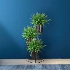 Подставка для растений, черная цена и информация | Подставки для цветов, держатели для вазонов | 220.lv