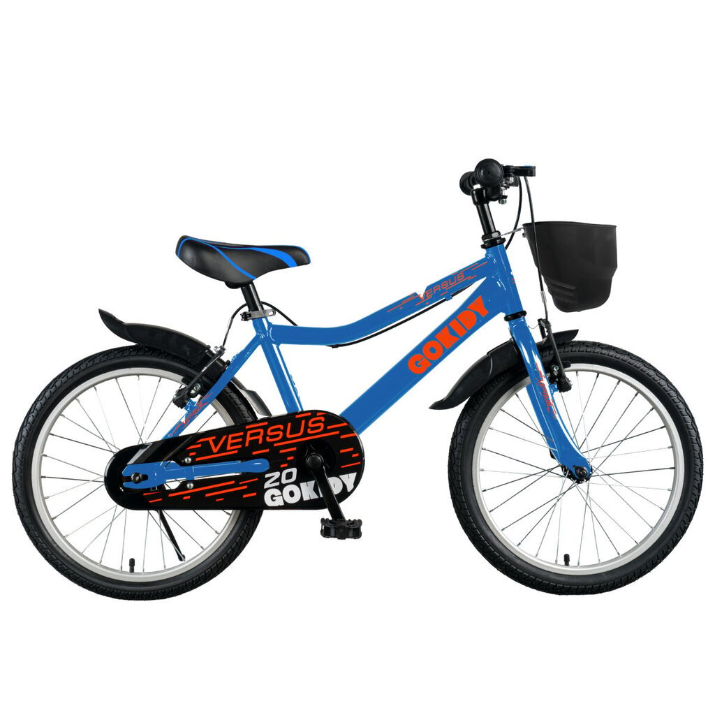 Bērnu velosipēds GoKidy Versus VER.2003, 20", zils/oranžs цена и информация | Velosipēdi | 220.lv