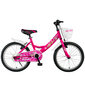 Bērnu velosipēds GoKidy Hello Girl HEL.2001, 20", rozā цена и информация | Velosipēdi | 220.lv
