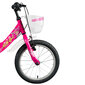 Bērnu velosipēds GoKidy Hello Girl HEL.1601, 16", rozā cena un informācija | Velosipēdi | 220.lv